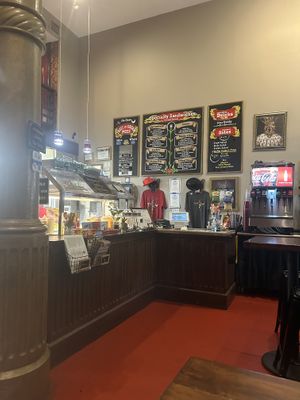 Cute atmosphere- has an upstairs .  at Old Moon Deli & Pie in Galveston