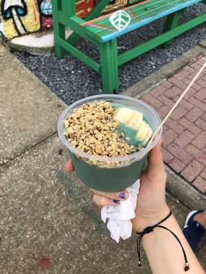 The Blue Majick bowl 💙 at Raw Juice Cafe in Flagler Beach