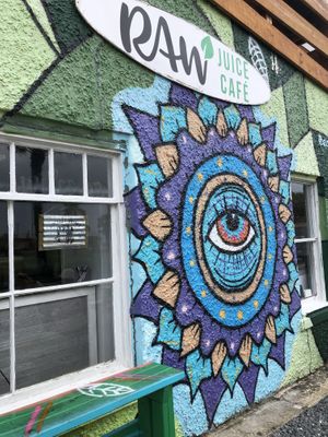 The exterior  at Raw Juice Cafe in Flagler Beach