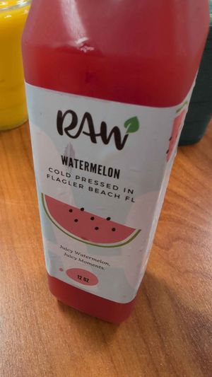 Watermelon at Raw Juice Cafe in Flagler Beach