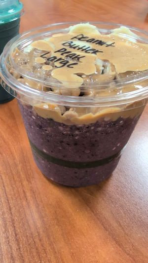 Peanut Butter Peak at Raw Juice Cafe in Flagler Beach