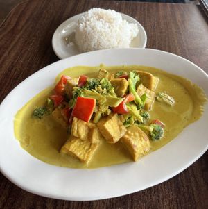 Curry Tofu  at Old Saigon Cafe in Houston