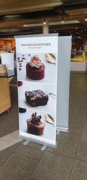 Pop up display at Mahadeva's Kitchen in Pointcook