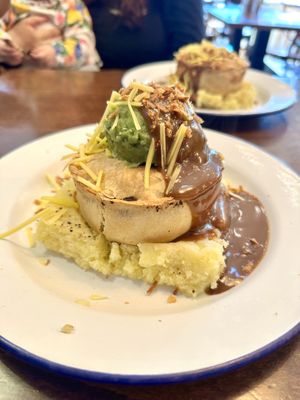 Mooless Moo with the Vegan Mothership 🥧🫛🌱🧀  at Pieminister in Stoke-on-trent