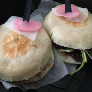 Vegan buns. at Kamalig in Helsinki