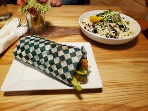Cauliflower Wrap at Sprout in Nelson