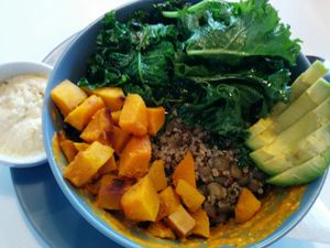 Buddha bowl at Sprout in Nelson