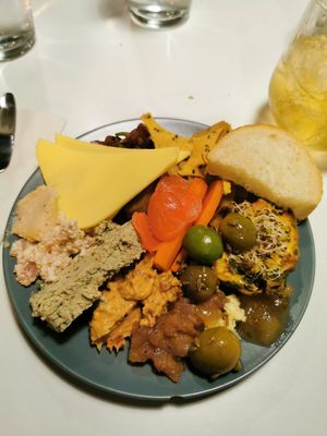 Cheese platter at Sprout in Nelson