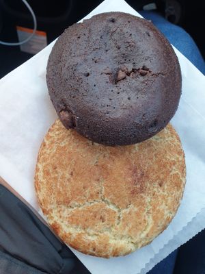 Double choc chip, Snickerdoodle cookie $2.25 each at City Cakes Bakery & Cafe in Midvale