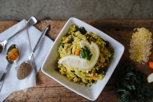 Healing Kitchari at The Green Moustache in Revelstoke