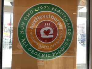 Wall sign at Next Level Burger - Brooklyn in Brooklyn