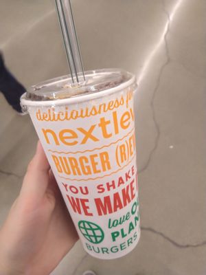 Cutest cups at Next Level Burger - Brooklyn in Brooklyn