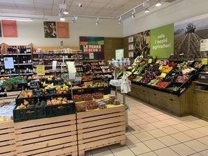 Fresh produce section at NaturaSi - Mestre in Venice