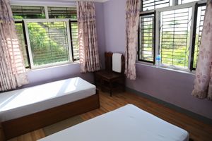 Twin Room Shared Bath . at Mountain Paradise Hotel in Nagarkot