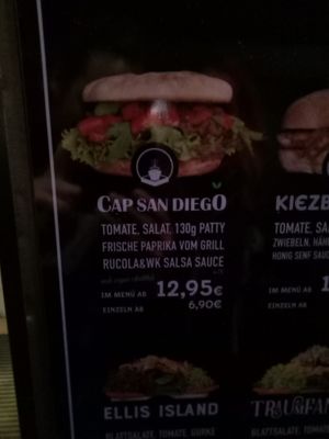 Menu - Burger 1 (vegan possible) at Wittkoop in Mannheim