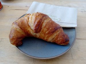 Vegan croissant (with jam) at Look Mum No Hands in London