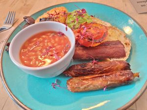 Plant based full English. at Look Mum No Hands in London