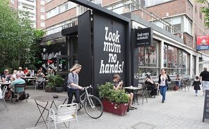 Outside at Look Mum No Hands in London