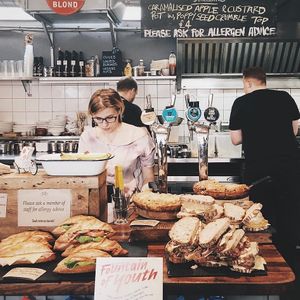 Bar area at Look Mum No Hands in London
