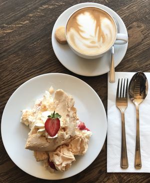 homemade dessert  at The Penny Farthing Cafe & Wine Bar in Cowbridge