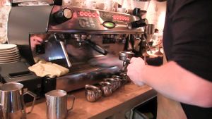Coffeemachine at Barista Cafe in Haarlem