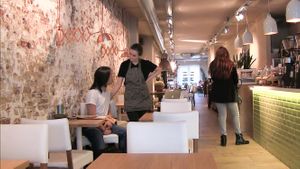 Interior at Barista Cafe in Haarlem