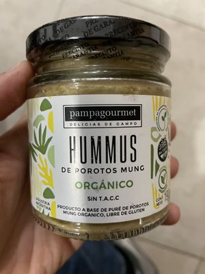 Hummus de porotos mung  at Circus in San Martin De Los Andes