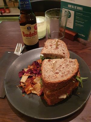 Vegan club sandwich at Anne&Max in Haarlem