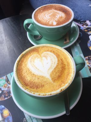 Tumeric latte at Anne&Max in Haarlem