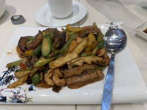 Veggie stir fry  at Sino Vegetarian Restaurant 大中華素食 in Kowloon
