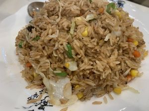 Veggie fried rice  at Sino Vegetarian Restaurant 大中華素食 in Kowloon