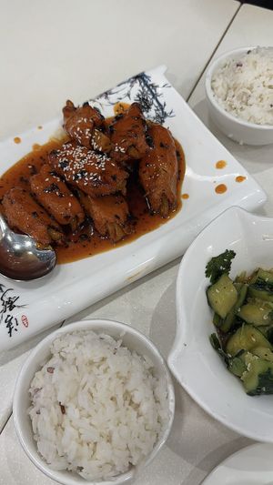   at Sino Vegetarian Restaurant 大中華素食 in Kowloon