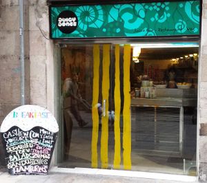 Entrance at Juicy Jones - Cardenal in Barcelona