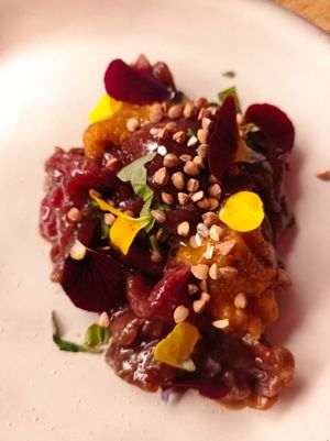 Menu vegan de la St Valentin at Marclee in Paris