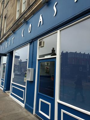 Outside at First Coast Restaurant in Edinburgh