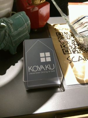 Business Card at Koyaku in Kuala Lumpur