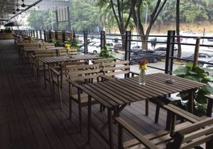 Outdoor Seating at BreadFruits in Kuala Lumpur