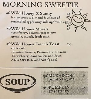 Menu (1/13) at BreadFruits in Kuala Lumpur