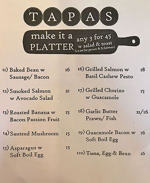 Menu (2/13) at BreadFruits in Kuala Lumpur