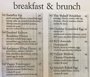 Menu (4/13) at BreadFruits in Kuala Lumpur