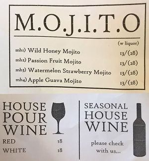 Menu (12/13) at BreadFruits in Kuala Lumpur