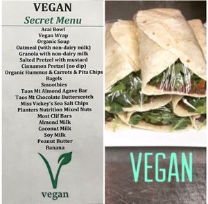 Vegan Secret Nenu at 918 Coffee in Tulsa