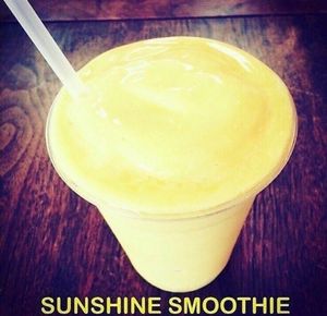 Smoothies made with frozen fruit, fruit juice or non-dairy milk.  at 918 Coffee in Tulsa