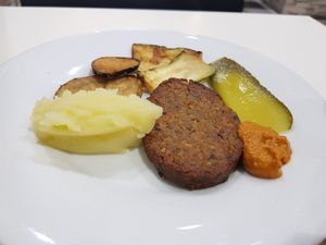 Veggie burger at Summum in Lleida