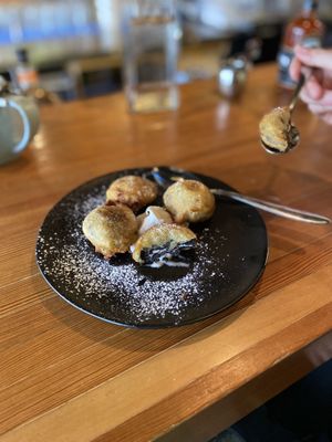 Deep fried Oreos   at Bravocados in Tofino
