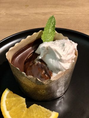 Chocolate Lava Cake  at Bravocados in Tofino
