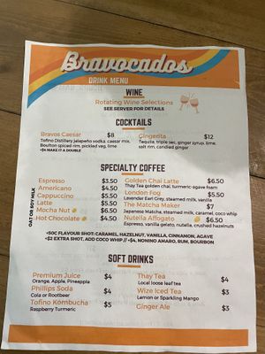   at Bravocados in Tofino