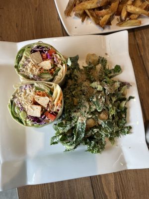 Rainbow wrap  at Bravocados in Tofino