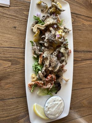 Calamari!  at Bravocados in Tofino