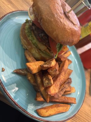 Bravo Burger  at Bravocados in Tofino